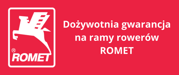 Dożywotnia gwarancja na ramy rowerów Romet