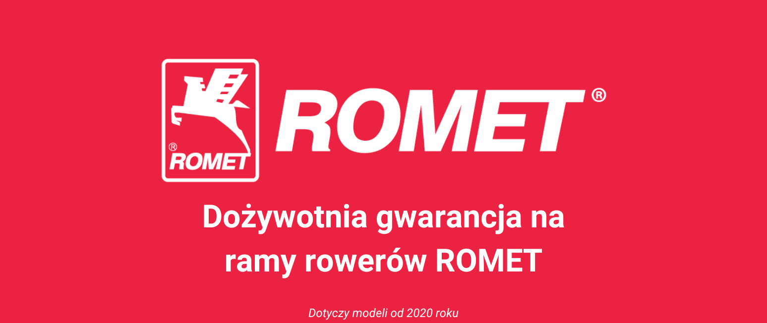 Dożywotnia gwarancja na ramy rowerów romet