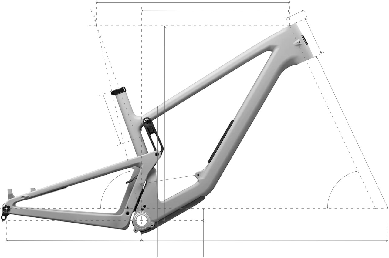 Geometria roweru Santa Cruz Tallboy 5