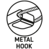 Metalowy haczyk