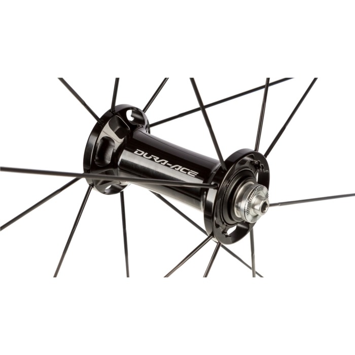 パーツ SHIMANO WH-9000-C24 TU DURA-ACE Shimano Dura Ace WH9000-C24-TU Ensemble de Roue Charbon Qr