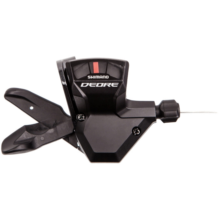 Shimano SL-M590 Deore - Set Leve Cambio 9 Velocità Per Mountain Bike (Rapidfire Plus, Display Ottico)