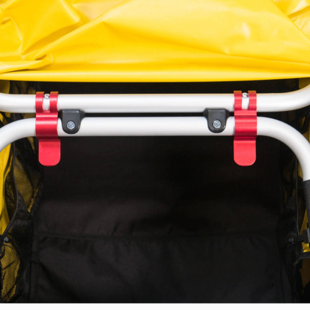 Burley Nomad Fietstrailer – 100 Kg Laadvermogen – Lichtgewicht Aluminium Frame – Waterbestendige Hoes – Vouwbaar – Incl. Trekhaak