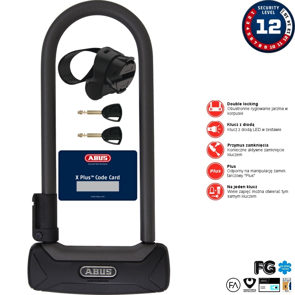 Abus,  Granit Plus 640,  Cadenas en U