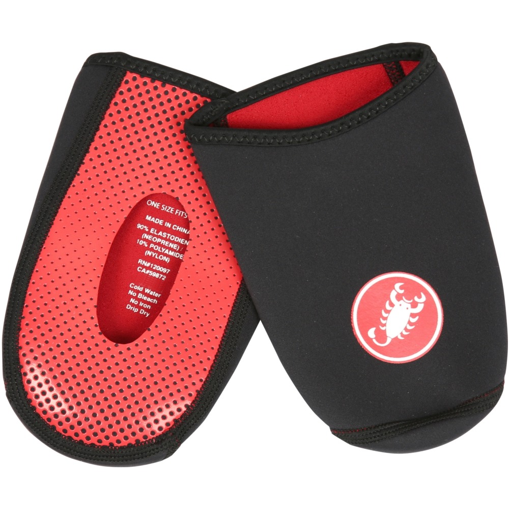 Ochraniacze na buty Castelli Toe Thingy 2 czarno-czerwone