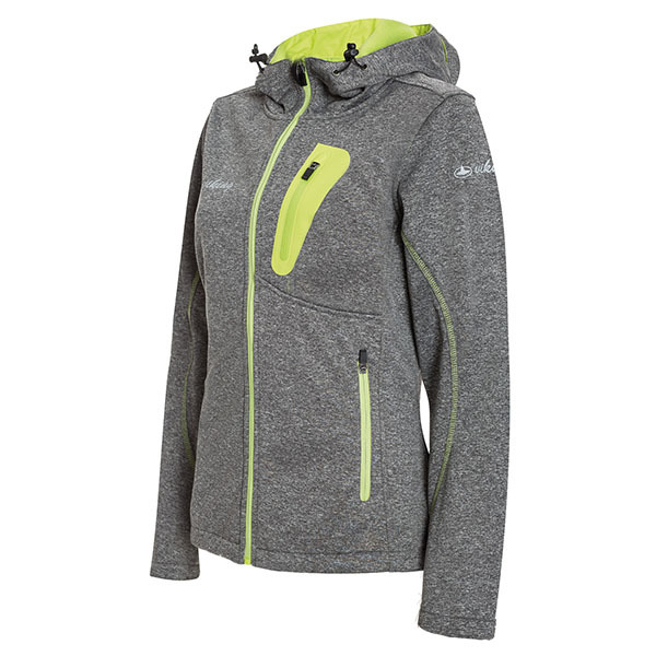 Kurtka damska Viking Lady Marion Softshell szaro-limonkowa S