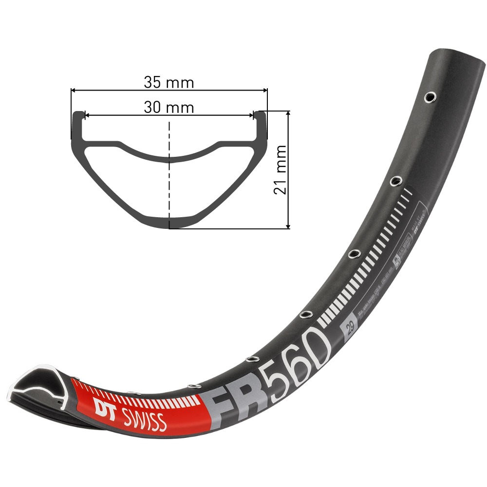 DT Swiss FR 560 Obręcz MTB enduro disc brake - 26cali