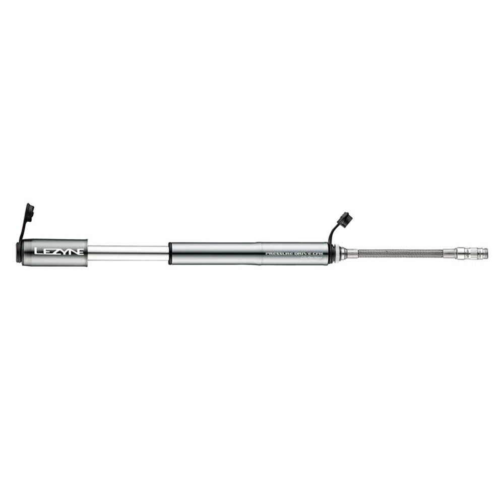 Pompe à Vélo Mixte Lezyne Pressure Drive CFH – HP 8,3 Bar, Corps Alu CNC, Flexible ABS Pour Presta Et Schrader !