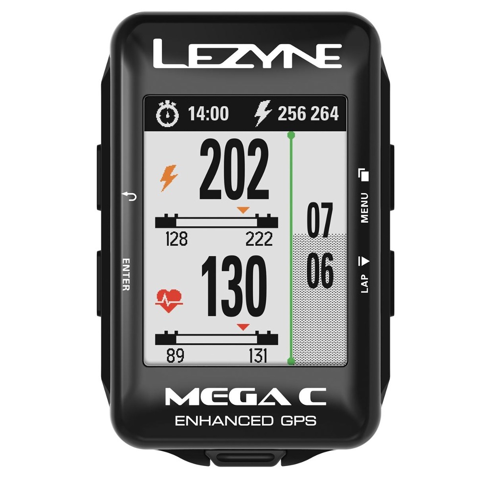 Lezyne Mega C GPS Licznik rowerowy - Rowertour.com