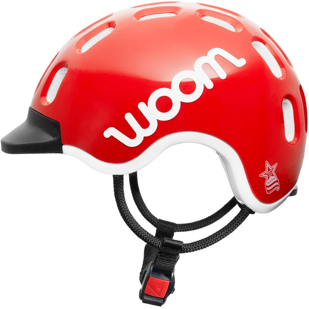 Kask rowerowy Woom Kids czerwony Rowertour