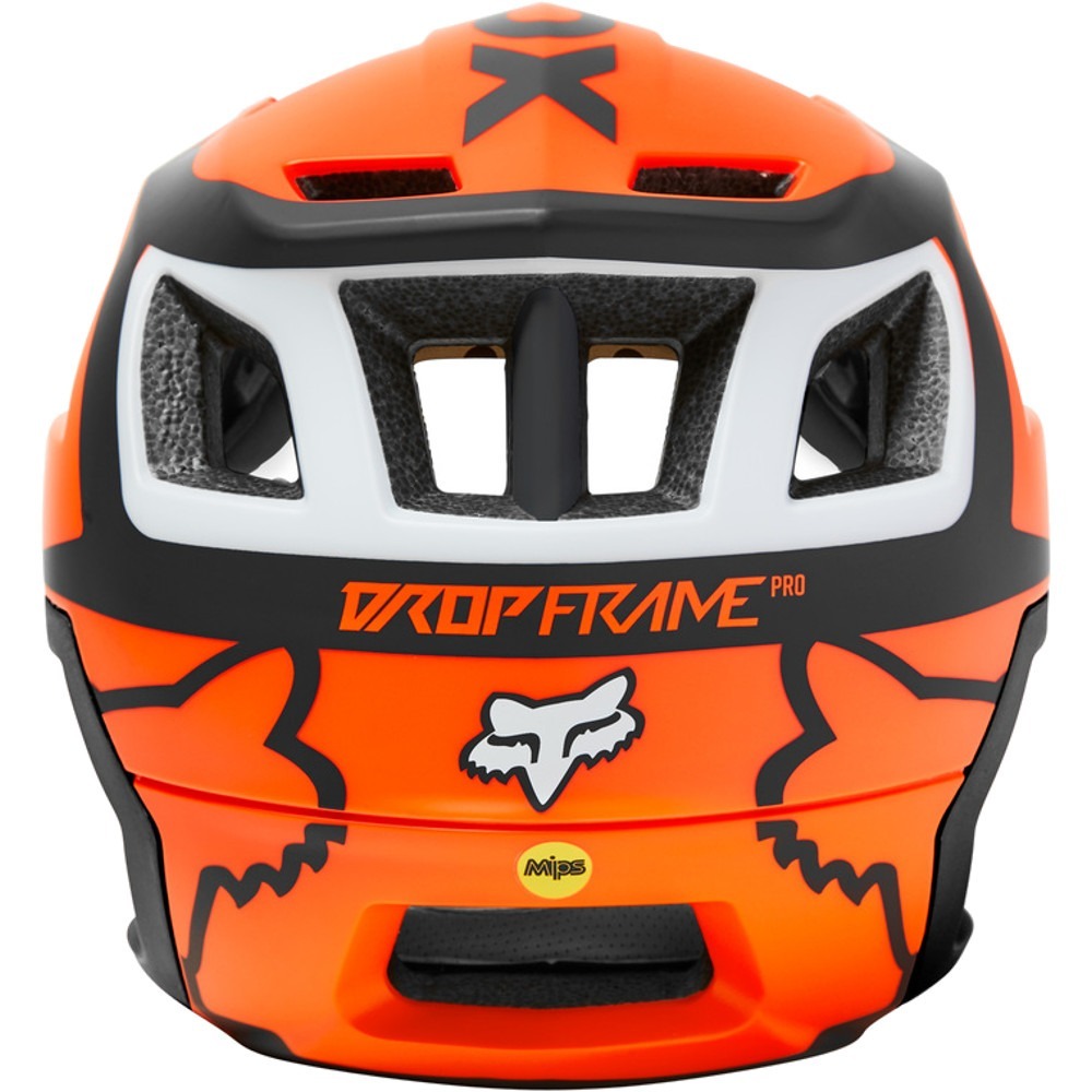Kask rowerowy Fox Dropframe Pro Dvide pomarańczowy M - Main Image