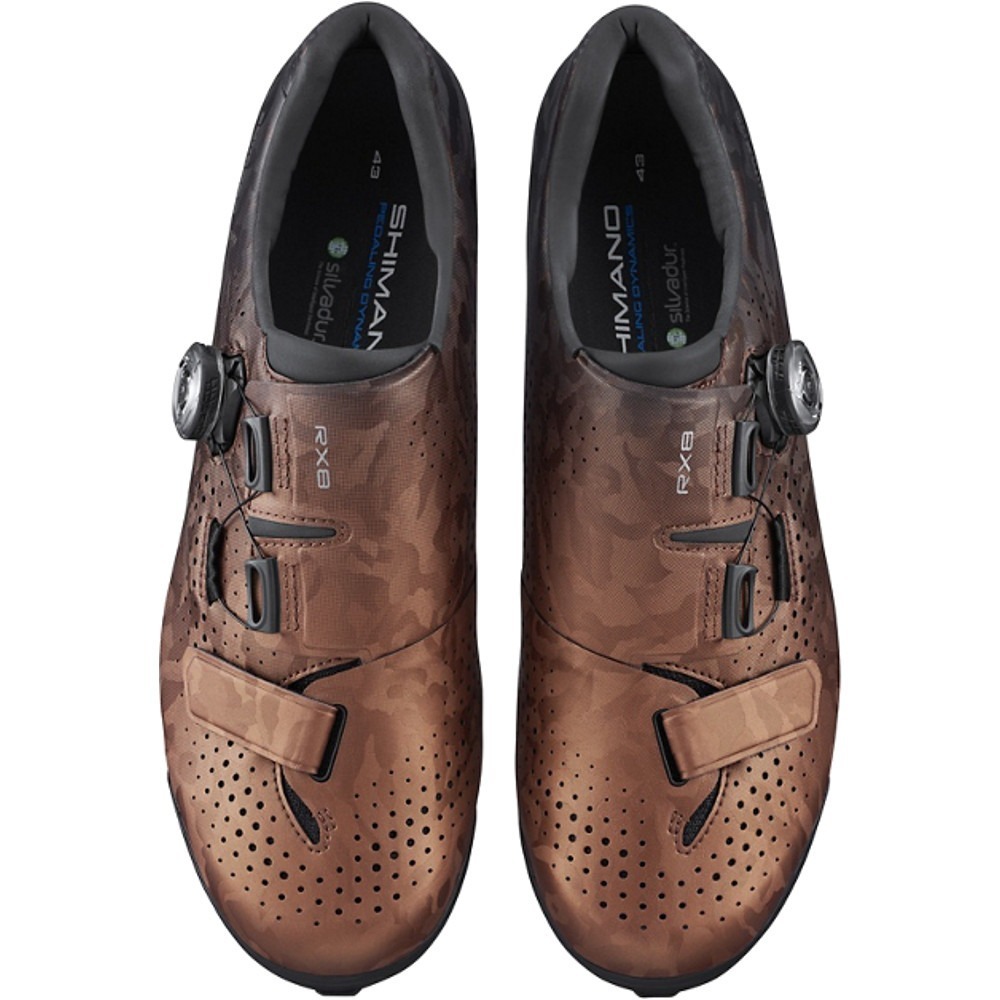 Buty gravelowe Shimano SH-RX800 brązowe - 46 - Rowertour.com